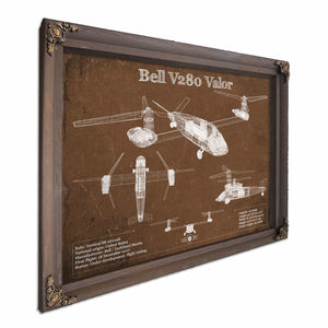 Bell V280 Valor Future Vertical Lift Vintage Blueprint