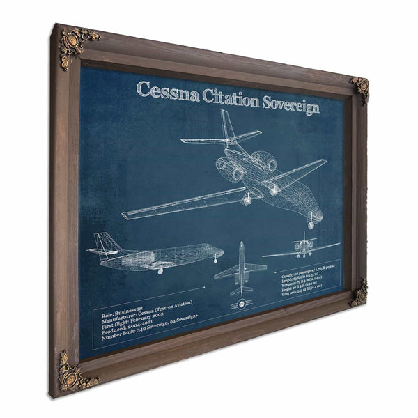 Cessna Citation Sovereign Original Blueprint Art