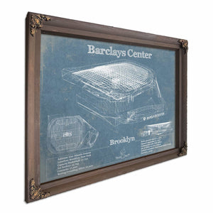 Brooklyn Nets - Vintage Barclays Center NBA Print