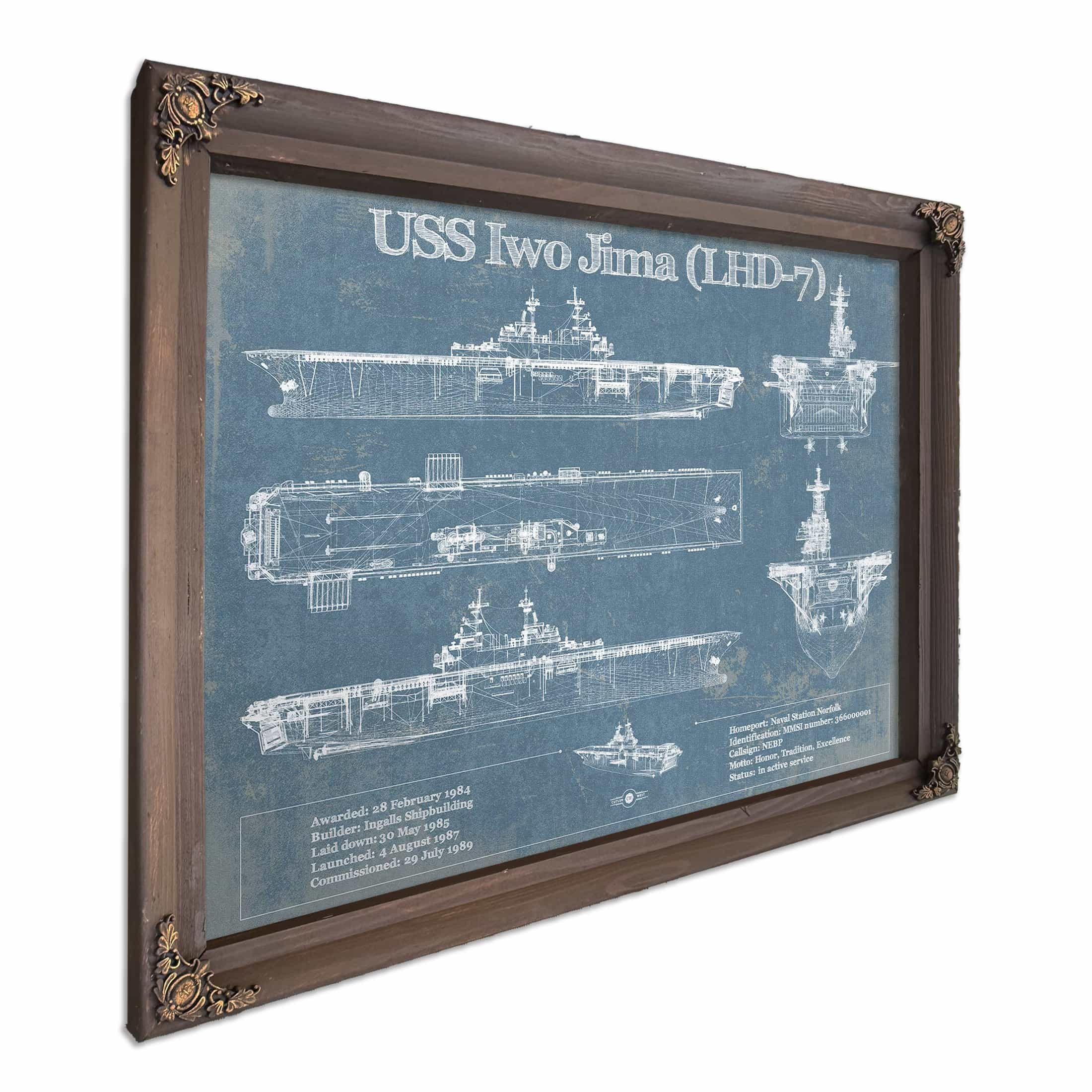 USS Iwo Jima Wall Art Print | Cutler West USS Iwo Jima Wall Art Print | Cutler West