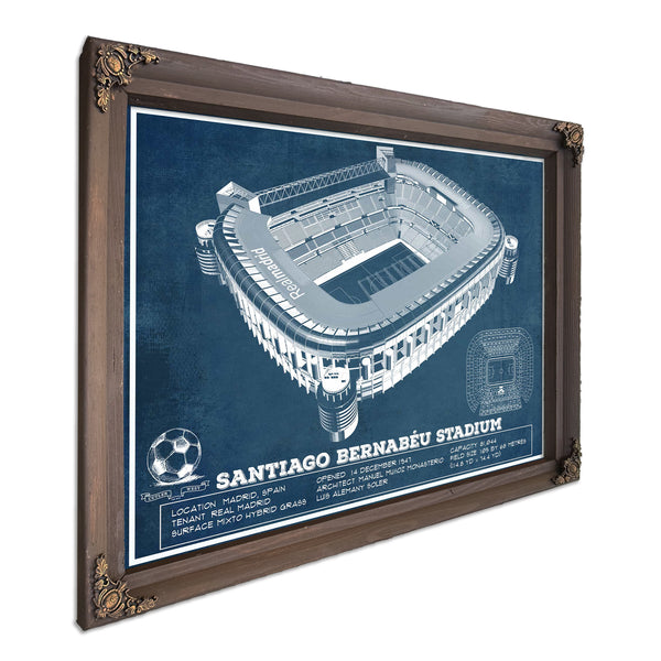 Real Madrid Football Club - Santiago Bernabeu Stadium Soccer Print