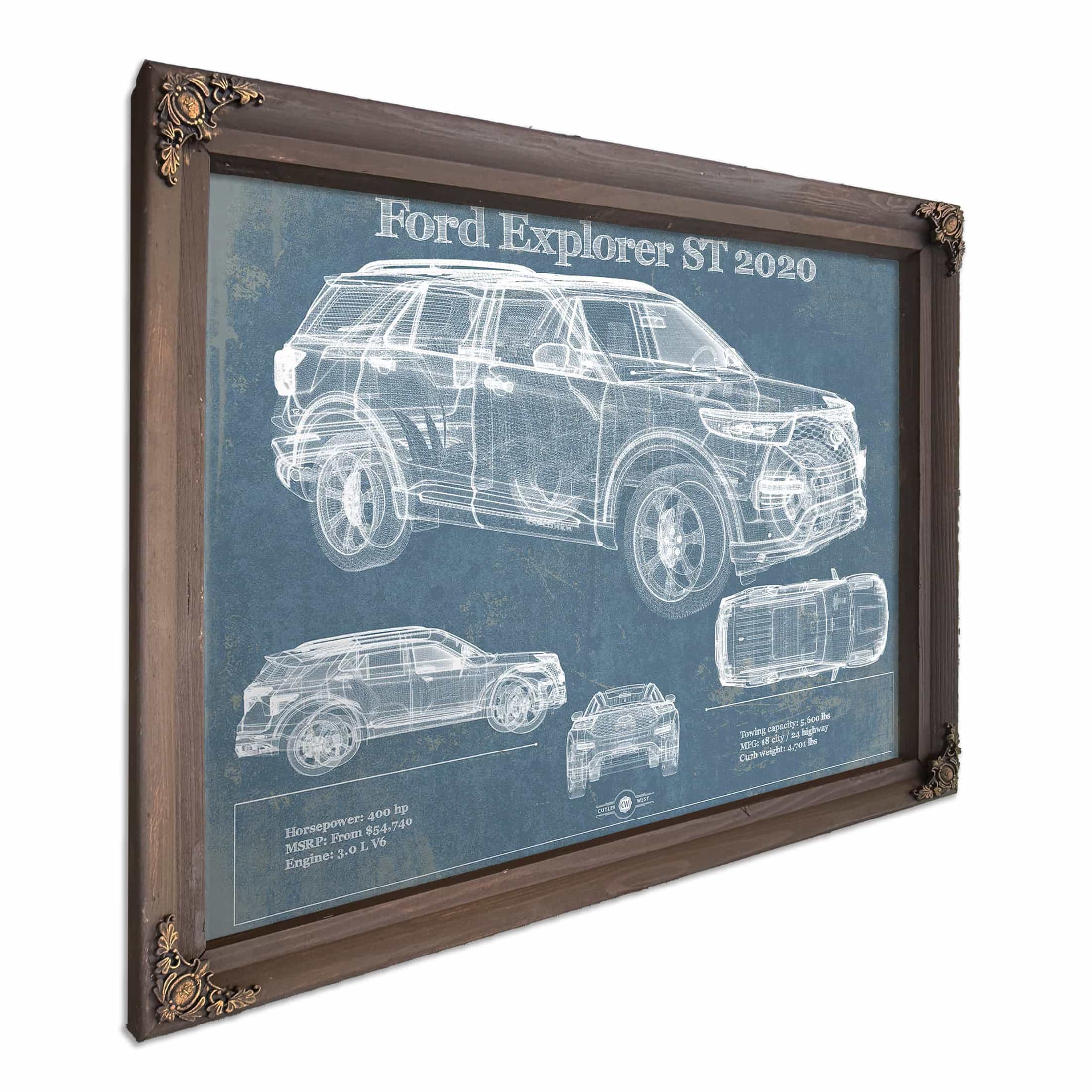 2020 Ford Explorer ST Wall Art Print | Cutler West