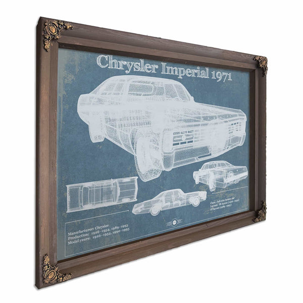 Chrysler Imperial 1971 Vintage Car Print