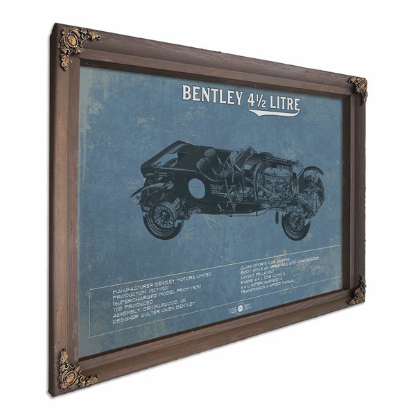 Bentley 4½ Litre Vintage Car Print
