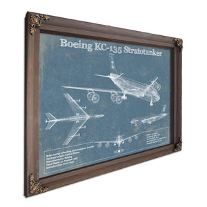 Boeing KC-135 Stratotanker Aviation Blueprint Print - Custom Pilot Name Can Be Added
