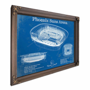 Phoenix Suns - Vintage Phoenix Suns Arena NBA Print