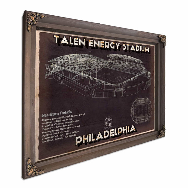 Philadelphia Union F.C. -  Vintage Talen Energy Stadium MLS Soccer Print