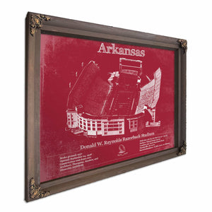 Donald W. Reynolds Razorback Stadium Art - Arkansas Razorbacks Football Art
