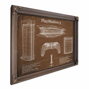 Playstation 5 Blueprint Original Wall Art