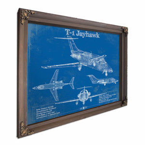 T-1 Jayhawk Vintage Blueprint Coffee Cup