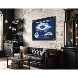 Tampa Bay Rays Tropicana Field Vintage Wall Art