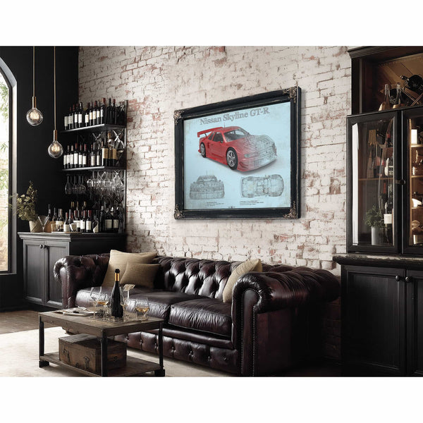 Nissan Skyline GT R Original Blueprint Art