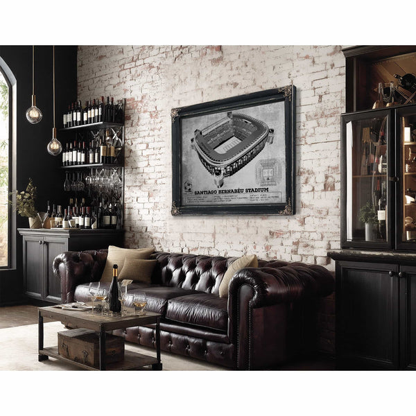 Real Madrid Football Club - Santiago Bernabéu Stadium Stadium Soccer Team Color Print