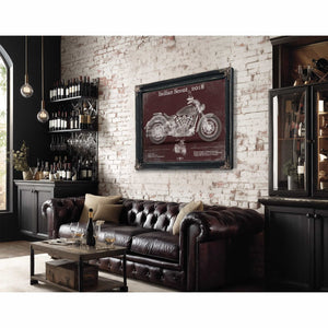 Indian Scout 2018 Motorcycle Patent Print
