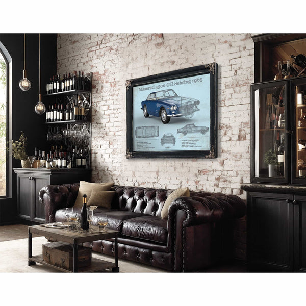 Maserati 3500 Gti Sebring Vintage Car Blueprint