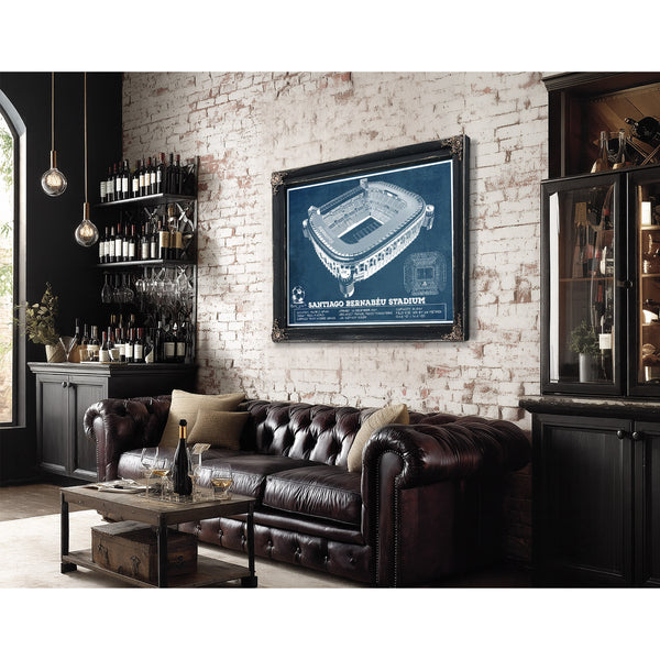 Real Madrid Football Club - Santiago Bernabeu Stadium Soccer Print