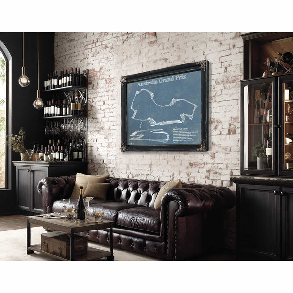 Australian Grand Prix Formula One Blueprint Race Track Print