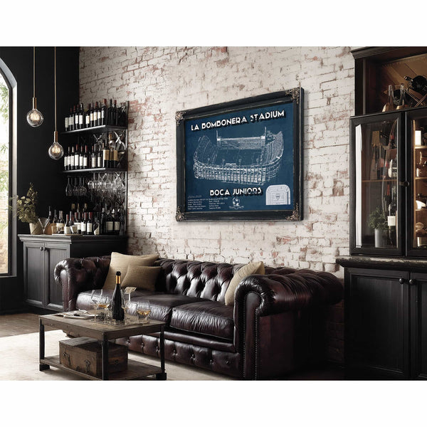 Boca Juniors F.C La Bombonera Stadium Soccer Print 2