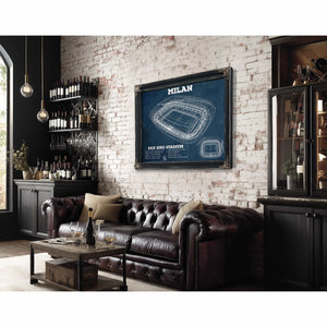 AC Milan San Siro Stadium Soccer Print