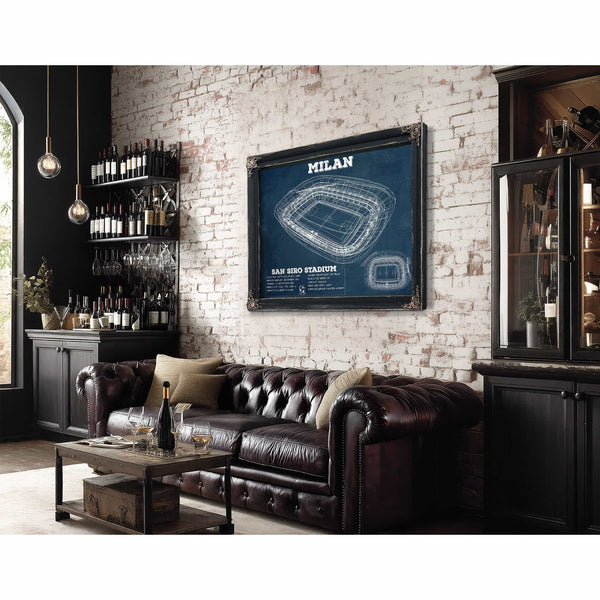 AC Milan San Siro Stadium Soccer Print