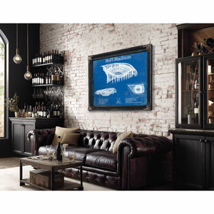 Los Angeles Chargers - SoFi Stadium Vintage Football Print