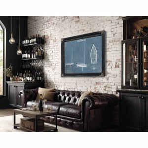 Sail Boat Blueprint - Patent of Sailing Vessel Print