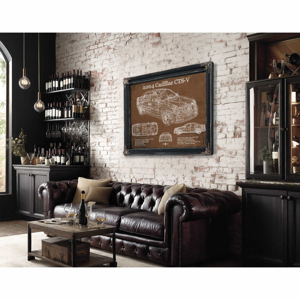 2004 Cadillac CTS-V Vintage Blueprint Auto Print