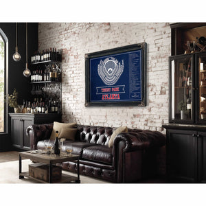 Turner Field - Atlanta Braves MLB Vintage Baseball Print