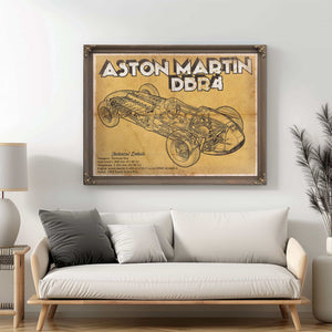 Aston Martin DBR4 Formula One Race Car Print