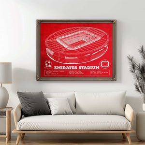 Arsenal Football Club - Emirates Stadium Soccer Print