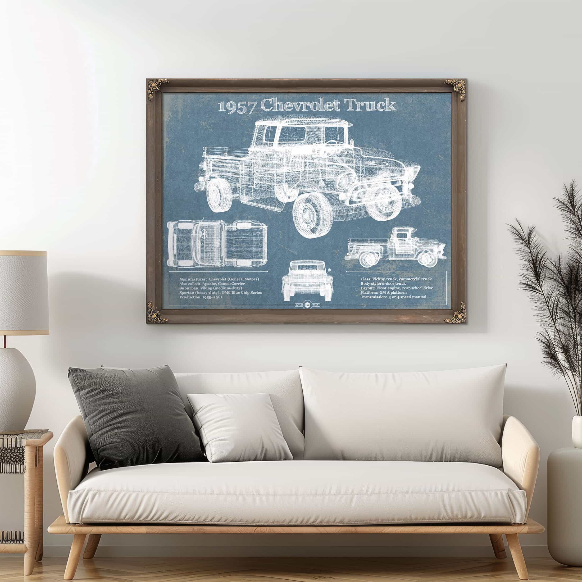 1957 Chevrolet Wall Art Print | Cutler West