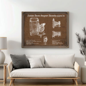 Zeiss Ikon Super Ikonta 530/2 Camera Patent Print
