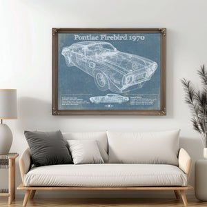 1970 Pontiac Firebird Vintage Auto Print