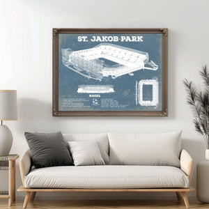 Basel Football Club St. Jakob Park Soccer Print