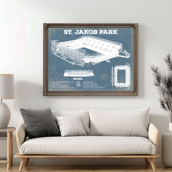 Basel Football Club St. Jakob Park Soccer Print