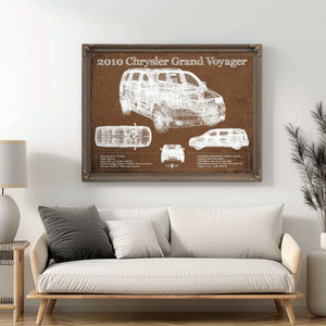 2010 Chrysler Grand Voyager Vintage Blueprint Auto Print