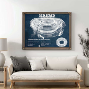 Atlético Madrid FC Wanda Metropolitano Stadium Soccer Print