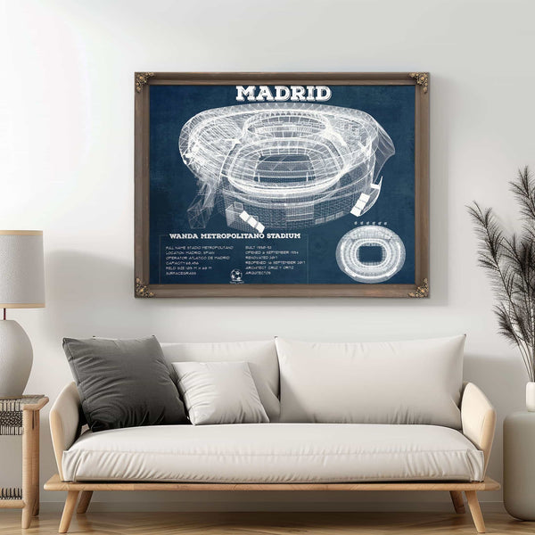 Atlético Madrid FC Wanda Metropolitano Stadium Soccer Print