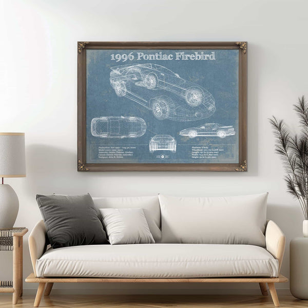 1996 Pontiac Firebird Trans Am Vintage Auto Print