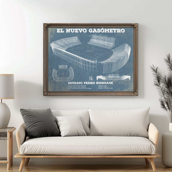 El Nuevo Gasómetro Print Club Atlético San Lorenzo De Almagro Soccer Print