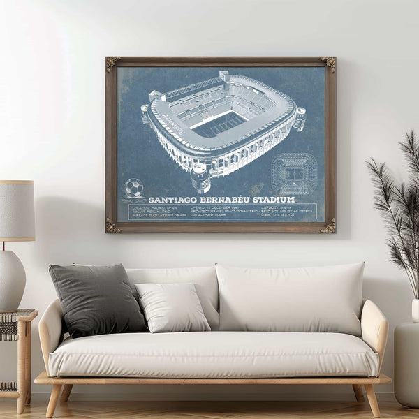 Real Madrid Football Club Santiago Bernabeu Stadium Soccer Print