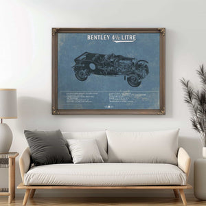 Bentley 4½ Litre Vintage Car Print