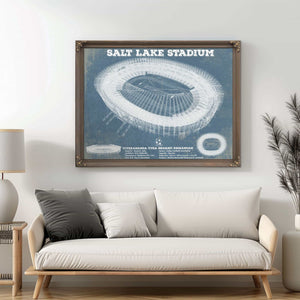 India national football team - Salt Lake Stadium Soccer Print