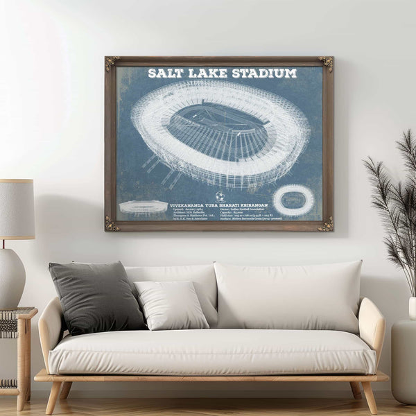 India national football team - Salt Lake Stadium Soccer Print