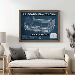 Boca Juniors F.C La Bombonera Stadium Soccer Print 2