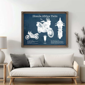 Honda CRF1000L/CRF1100 Africa Twin Motorcycle Patent Print