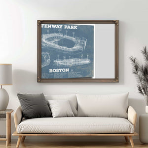 Vintage Boston Red Sox - Fenway Park Baseball Print