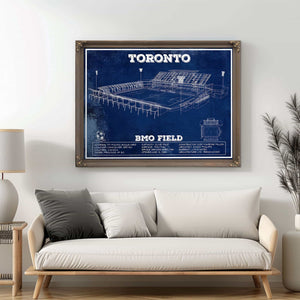 Toronto F.C. - BMO Field Vintage MLS Soccer Print