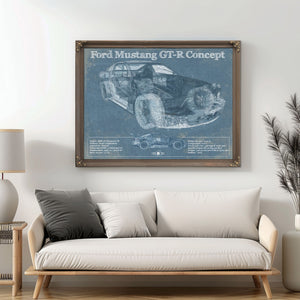 Ford Mustang GT-R Concept Race Car Print