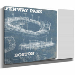 Vintage Boston Red Sox - Fenway Park Baseball Print